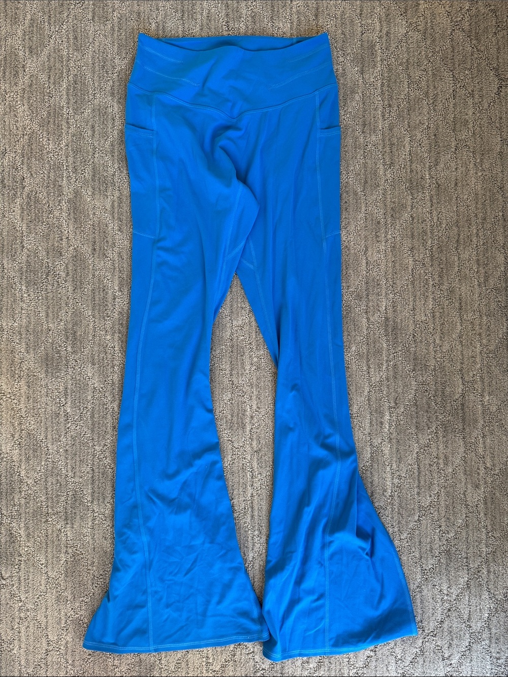 FP Movement by Free People Bright Blue Flare Leggings